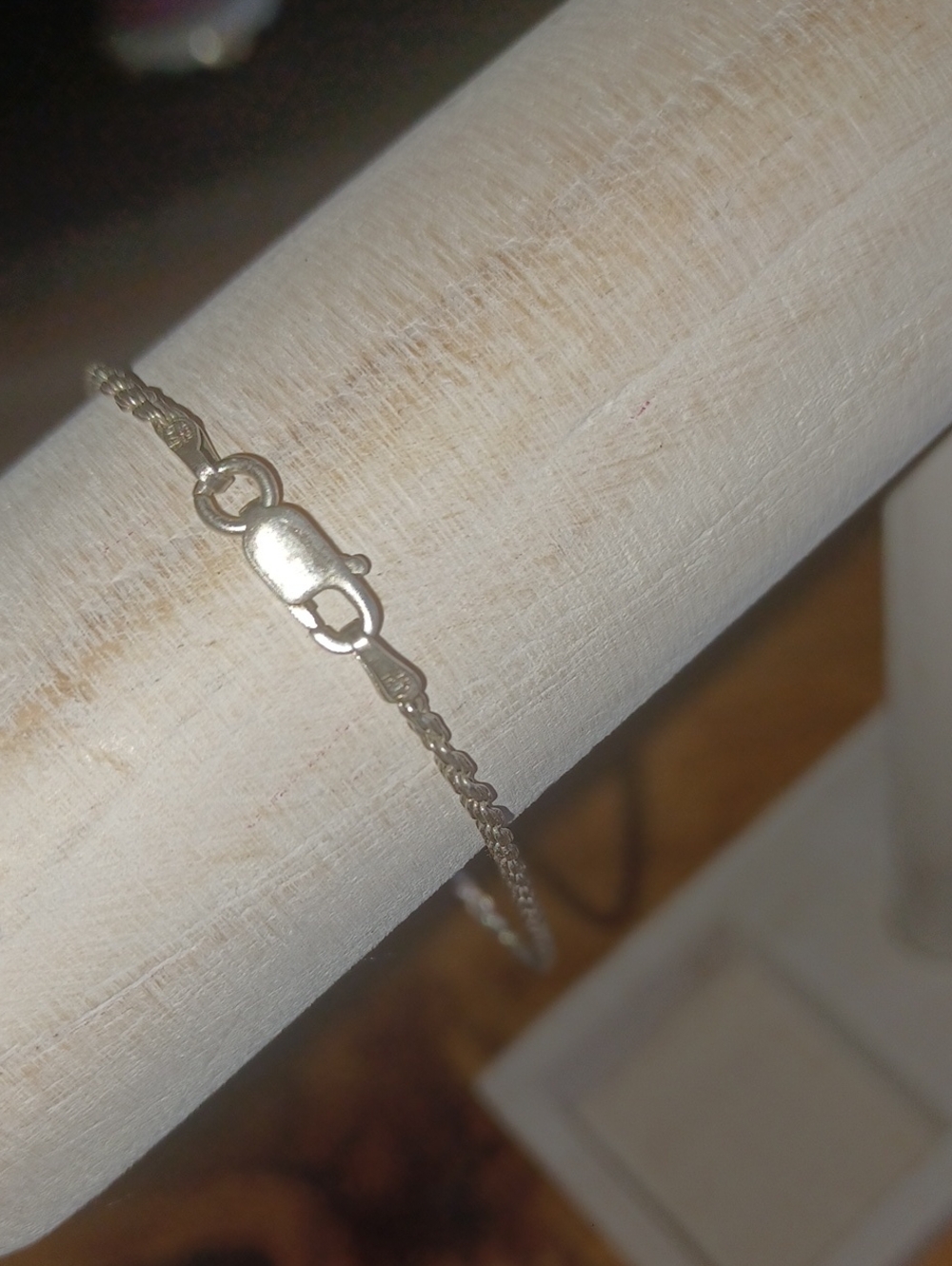 Classic Italian 925 Sterling Silver Rope Bracelet - Timeless Layering Piece - Picture 2 of 4